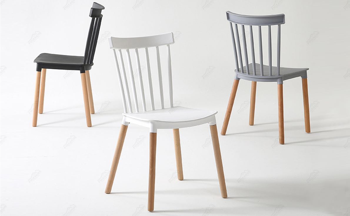 Fuleague dining chairs with light wood legs of high quality online shopping