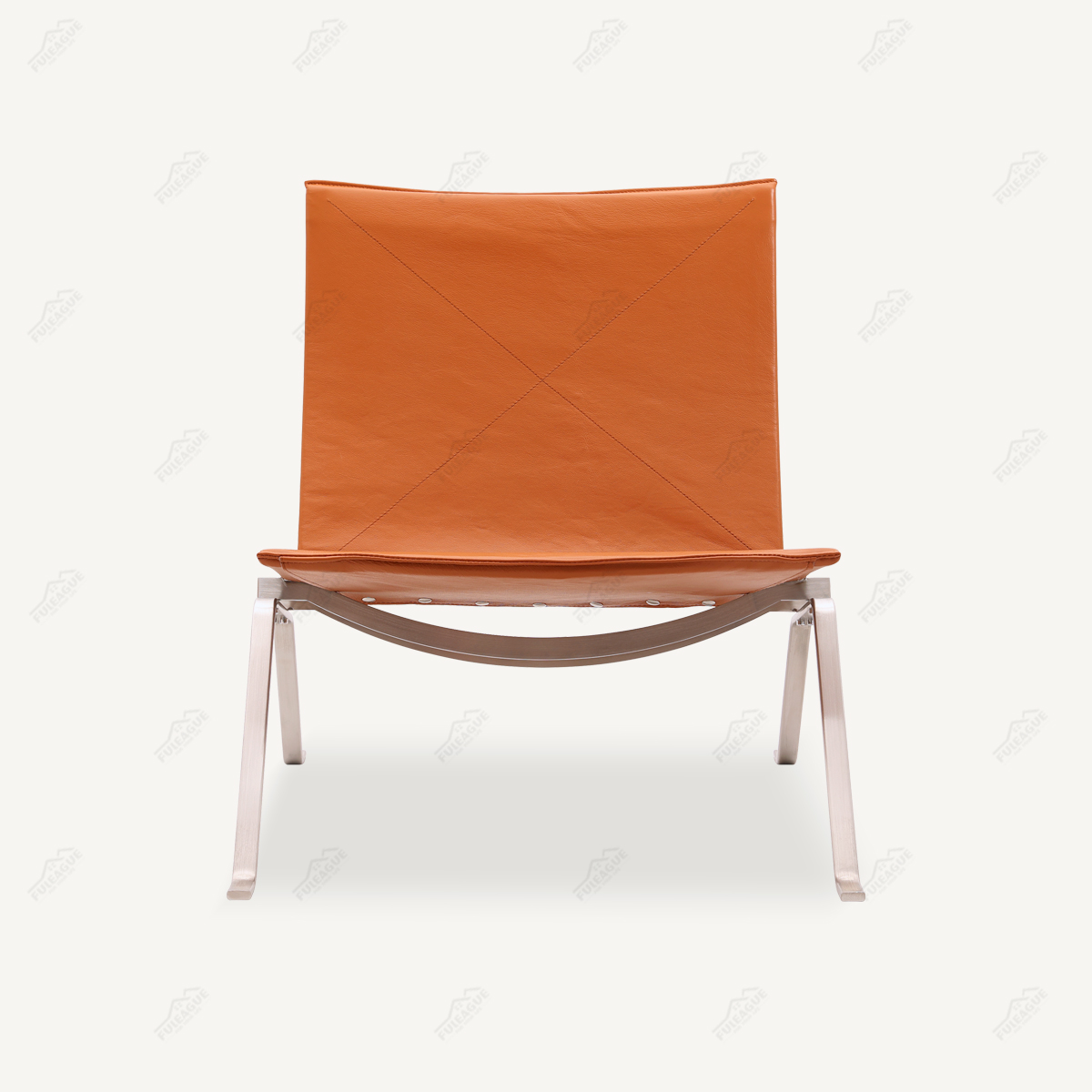 Poul Kjaerholm Chair In Genuine Leather FA222-Genuine Leather