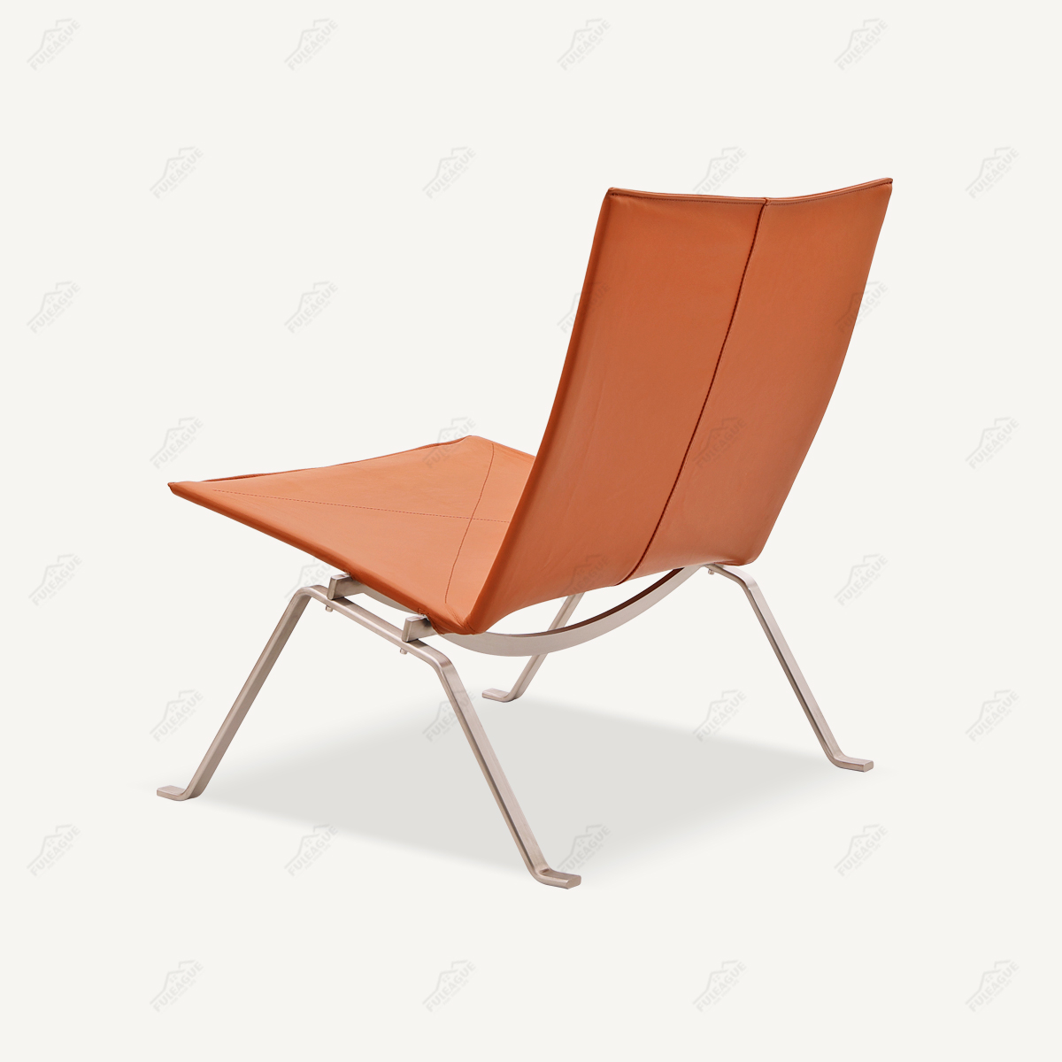 Poul Kjaerholm Chair In Genuine Leather FA222-Genuine Leather