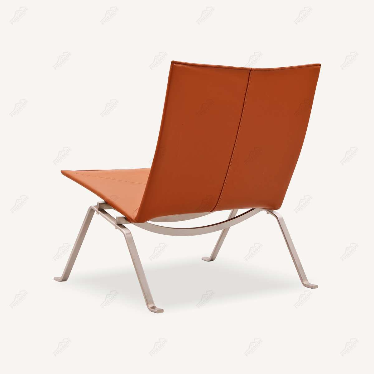 Poul Kjaerholm Chair In Genuine Leather FA222-Genuine Leather
