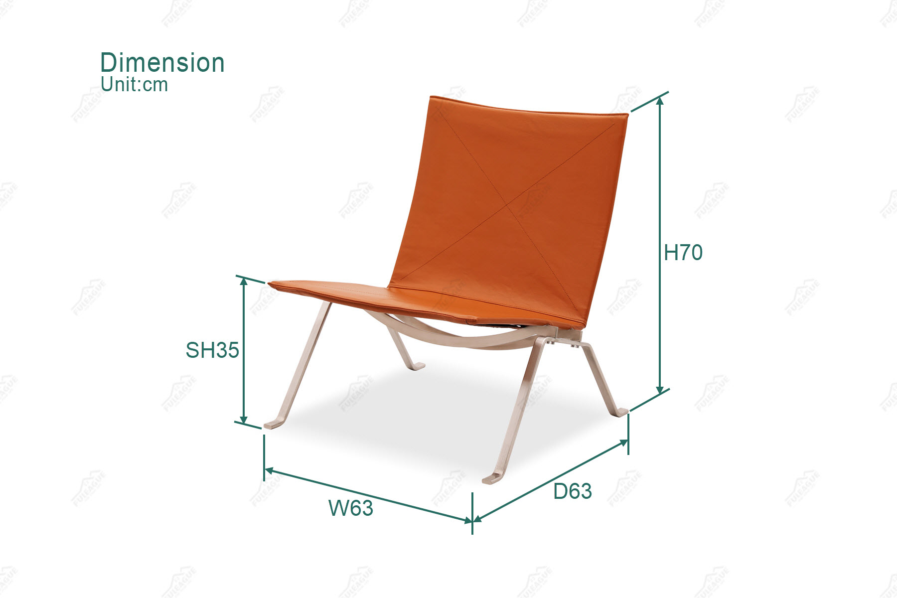 Fuleague pk22 lounge chair FA222-ANL