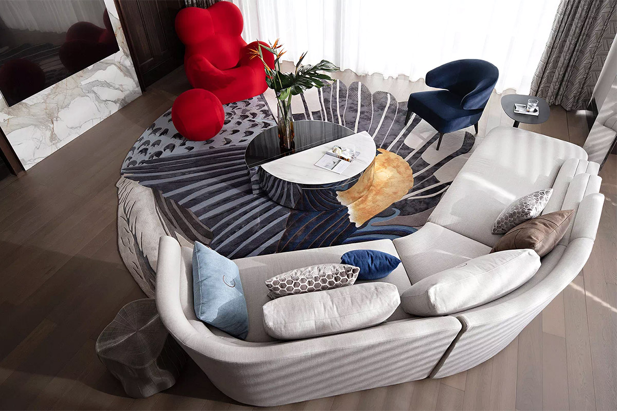 puff sofa for living room