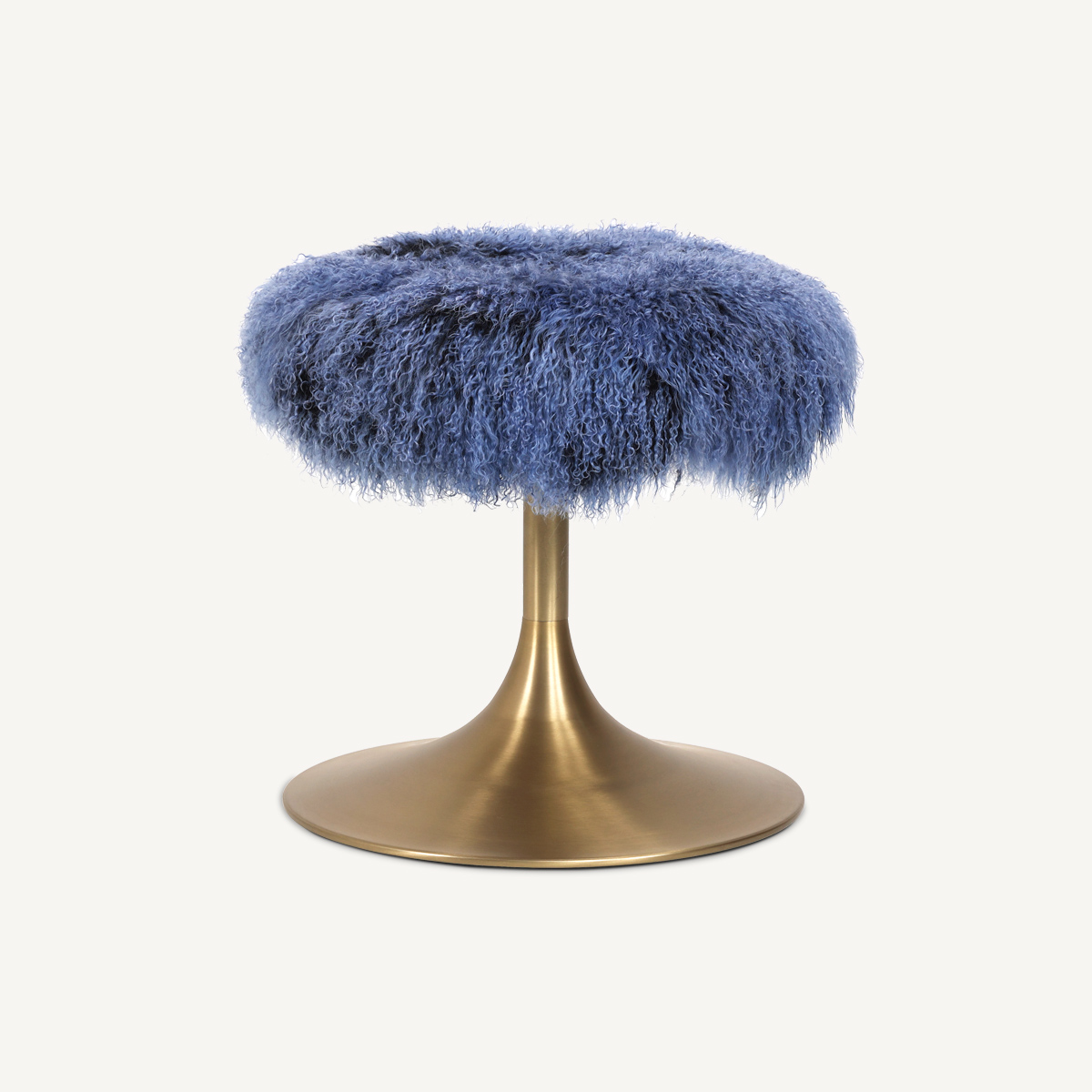 Round Stool in Mongolia leather FA340-O