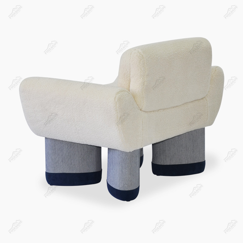 Smile Chair Replica by Giancarlo Valle in Fabric FA352-F