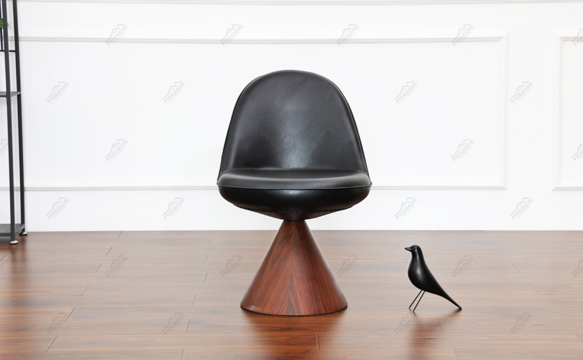 Fuleague leather swivel dining room chairs FA368-ANL