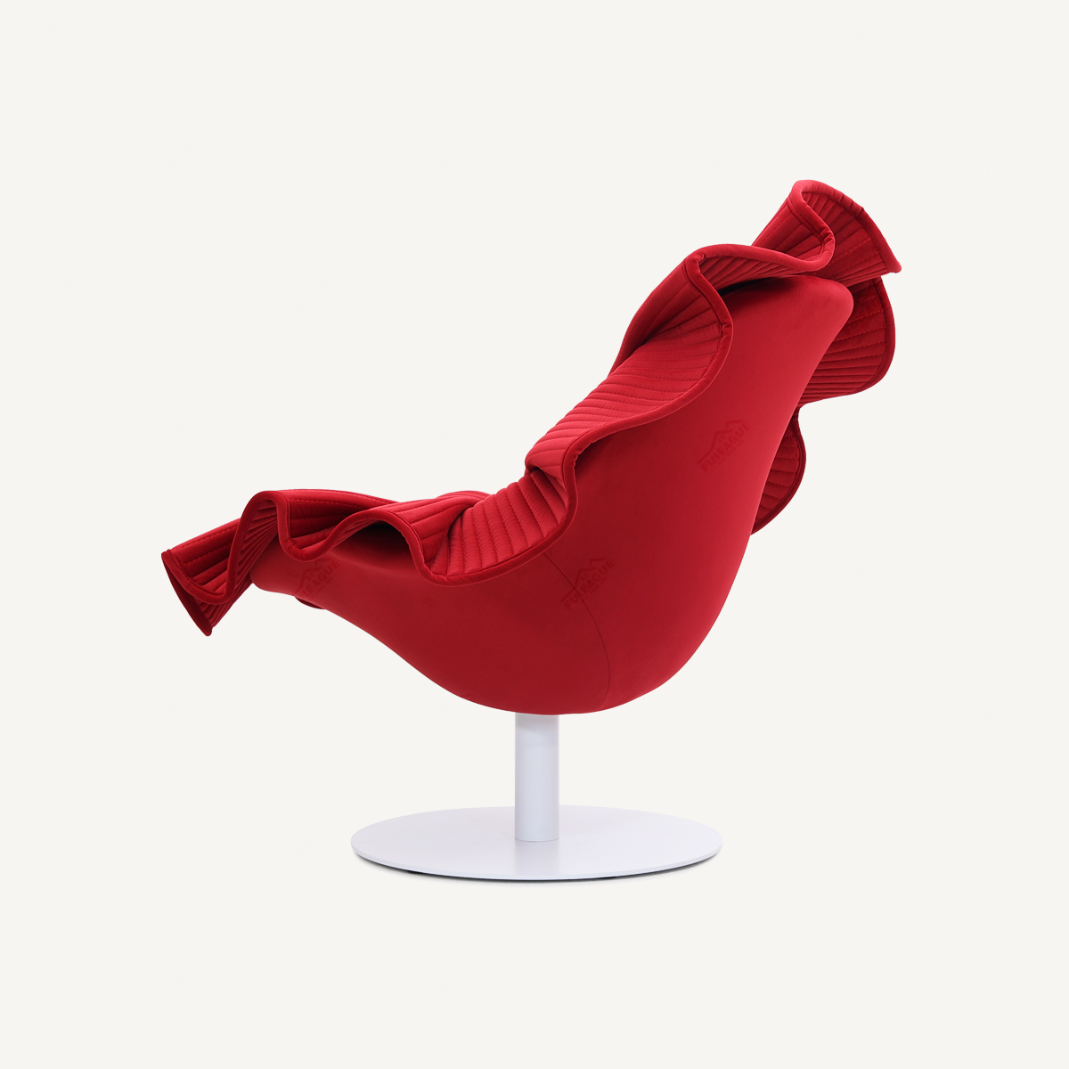 Swivel Lounge Chair In Fabric FA418-F